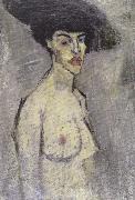 Amedeo Modigliani Nude with a Hat (mk39 oil painting